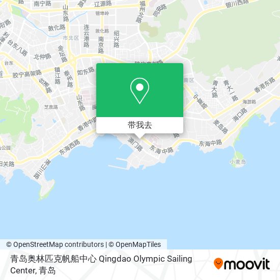 青岛奥林匹克帆船中心 Qingdao Olympic Sailing Center地图