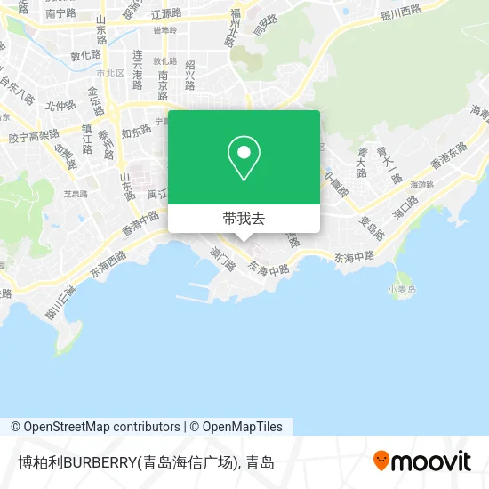 博柏利BURBERRY(青岛海信广场)地图