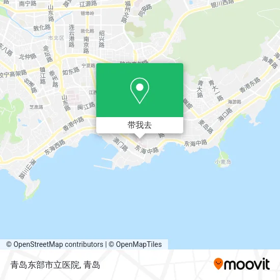 青岛东部市立医院地图