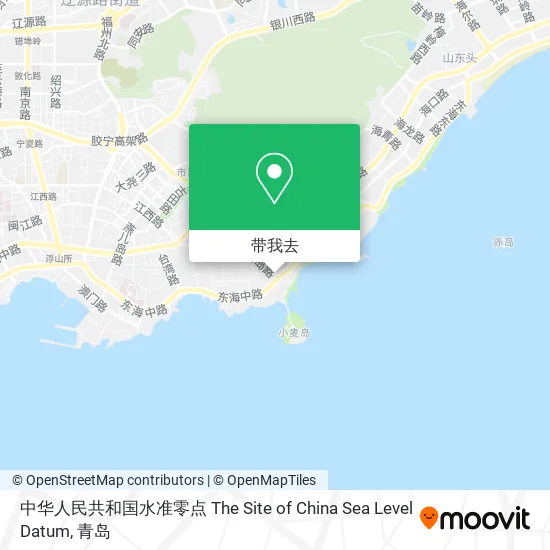 中华人民共和国水准零点 The Site of China Sea Level Datum地图