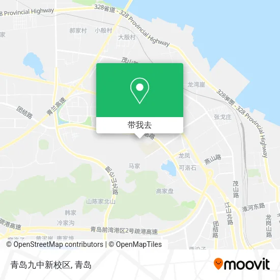 青岛九中新校区地图