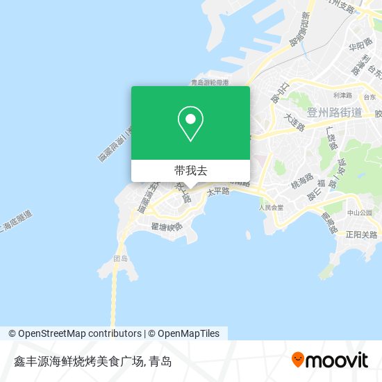 鑫丰源海鲜烧烤美食广场地图
