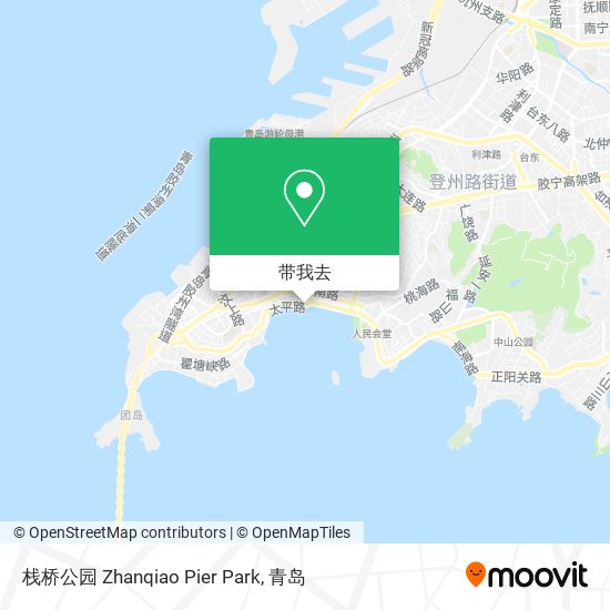 栈桥公园 Zhanqiao Pier Park地图