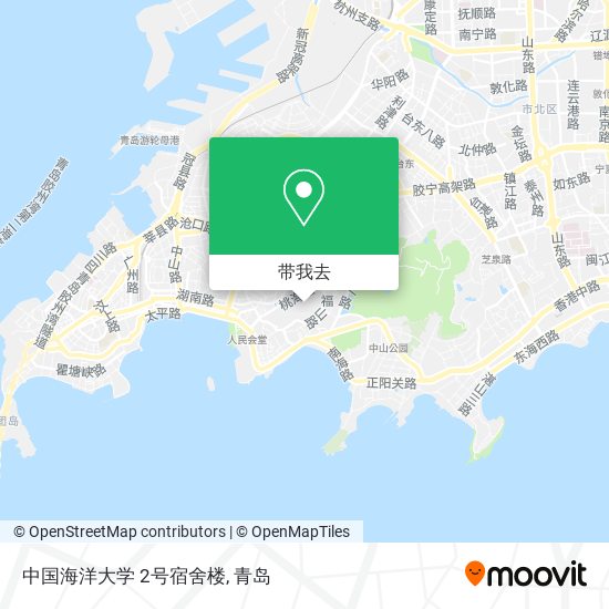 中国海洋大学 2号宿舍楼地图