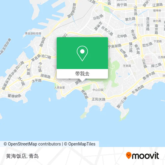 黄海饭店地图