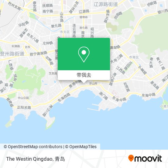 The Westin Qingdao地图