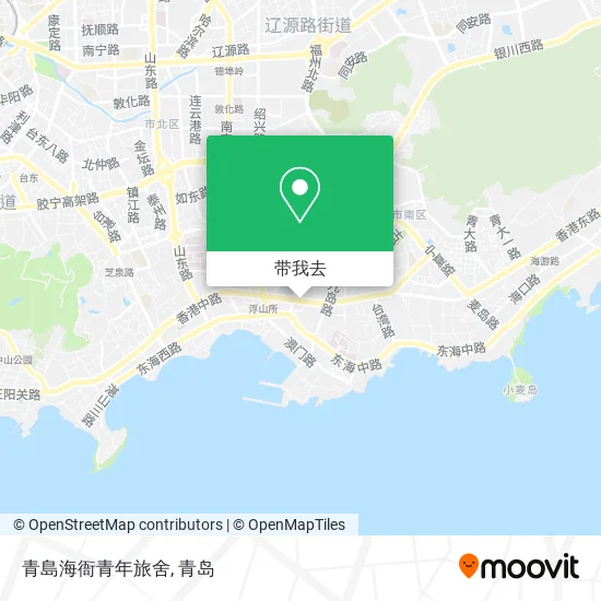 青島海衙青年旅舍地图