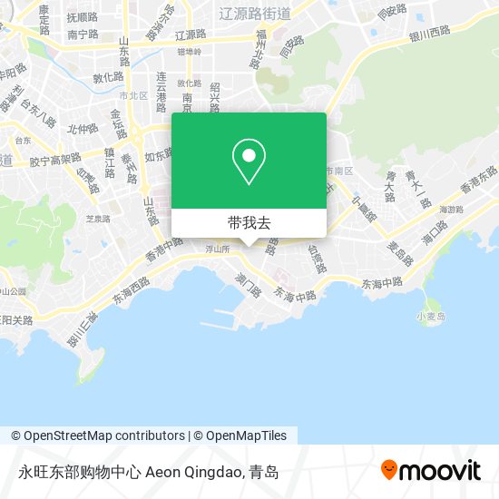 永旺东部购物中心 Aeon Qingdao地图