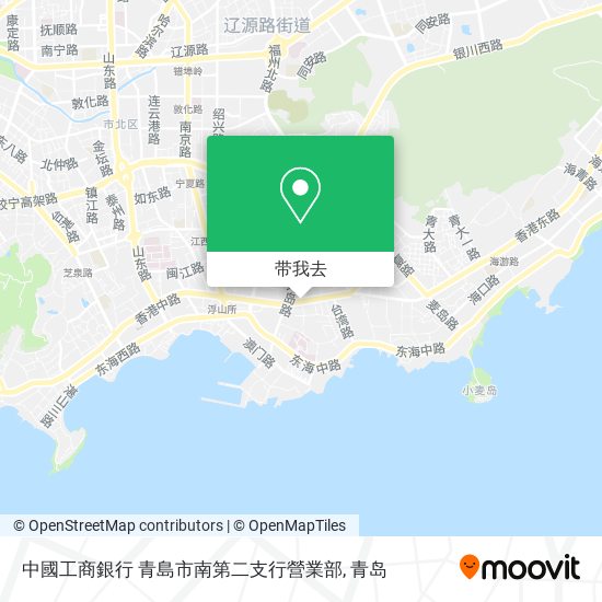 中國工商銀行 青島市南第二支行營業部地图