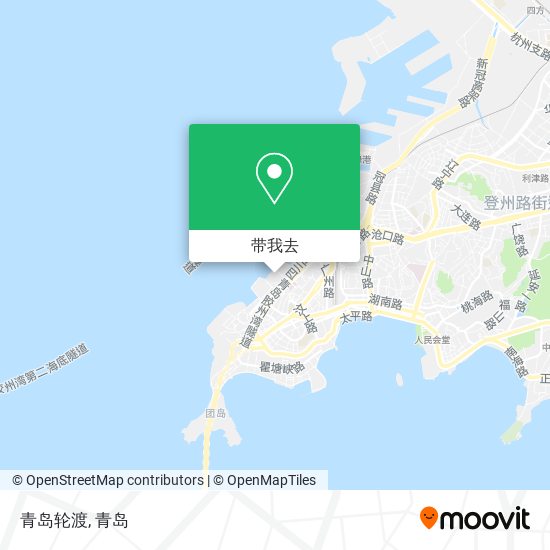青岛轮渡地图