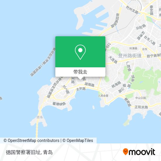 德国警察署旧址地图