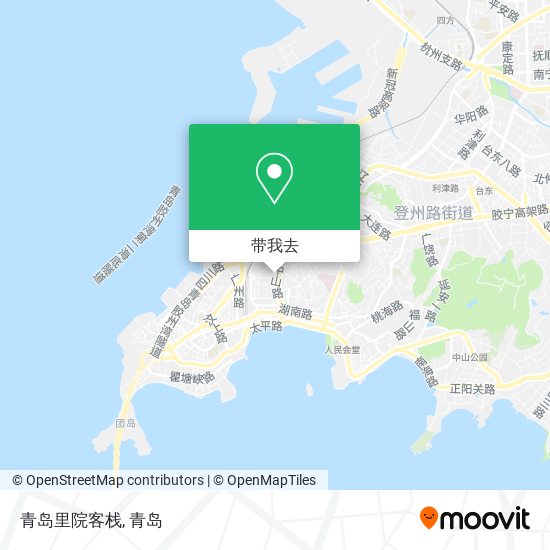 青岛里院客栈地图