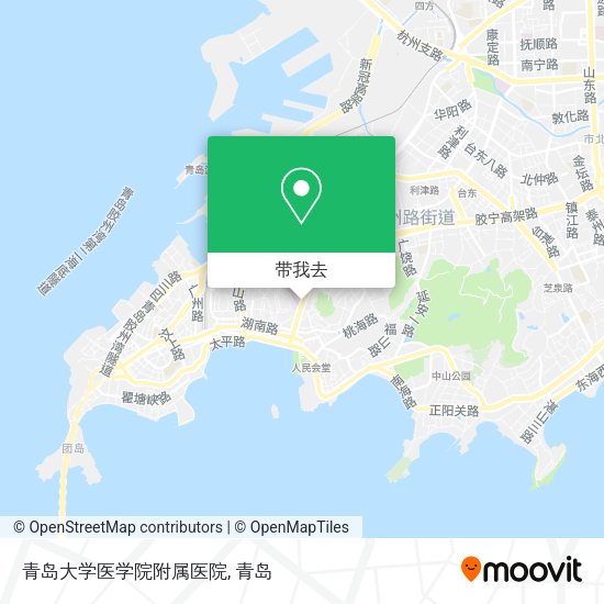 青岛大学医学院附属医院地图