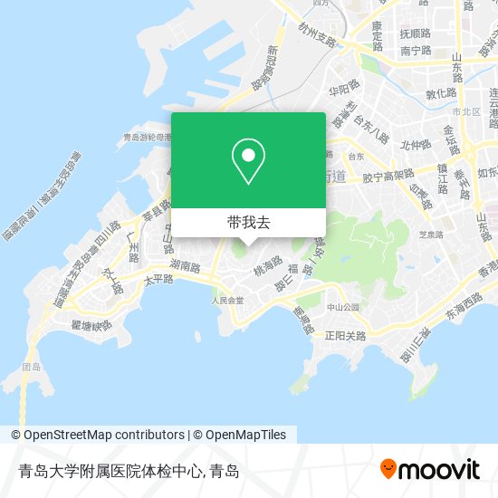 青岛大学附属医院体检中心地图
