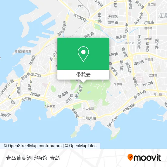 青岛葡萄酒博物馆地图