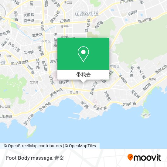 Foot Body massage地图