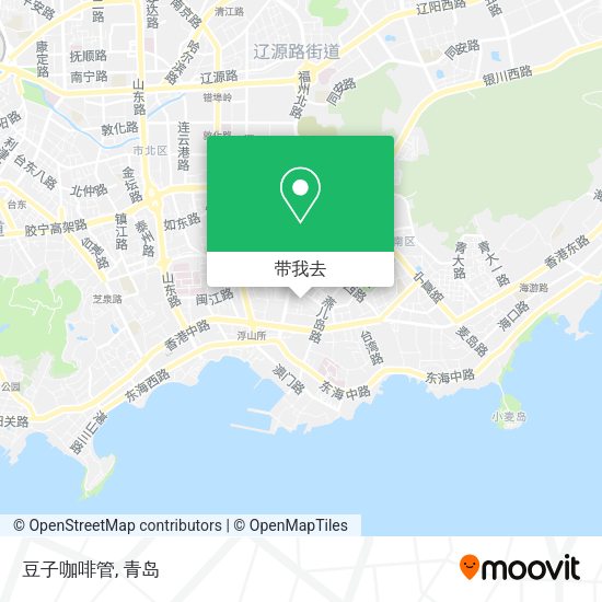 豆子咖啡管地图