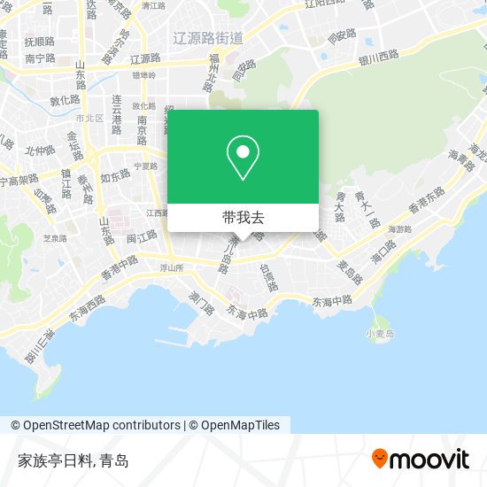 家族亭日料地图