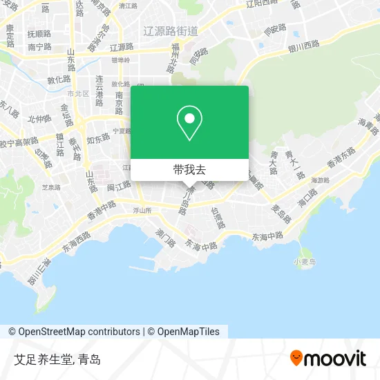 艾足养生堂地图