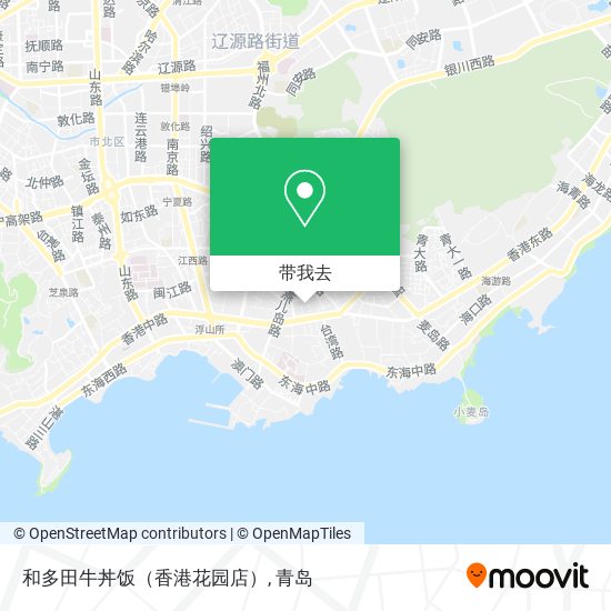 和多田牛丼饭（香港花园店）地图