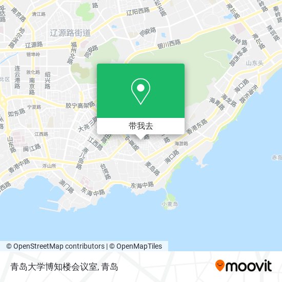 青岛大学博知楼会议室地图