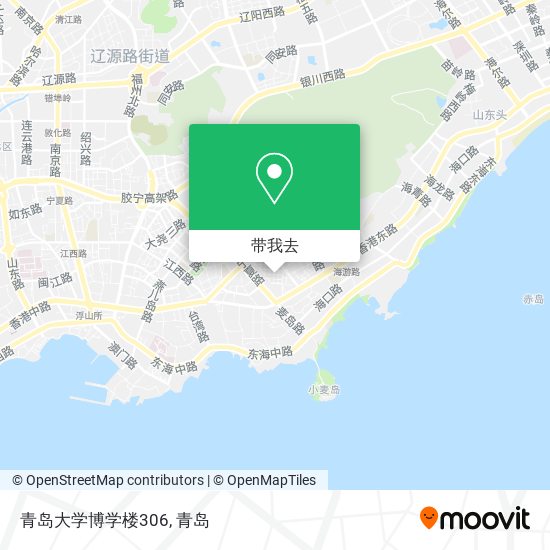 青岛大学博学楼306地图