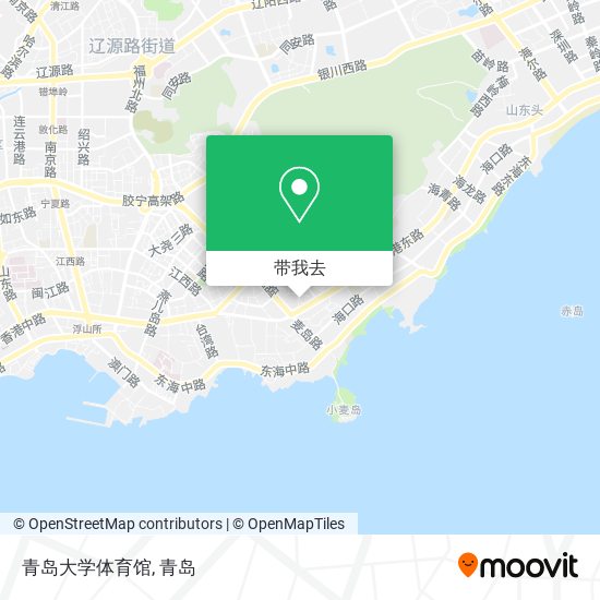 青岛大学体育馆地图