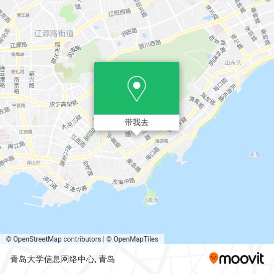 青岛大学信息网络中心地图
