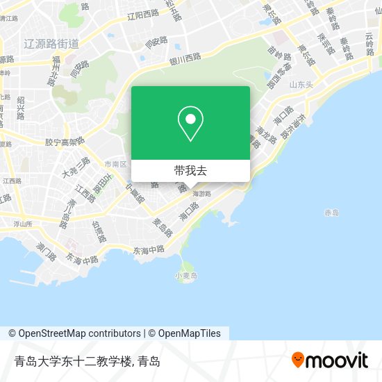 青岛大学东十二教学楼地图