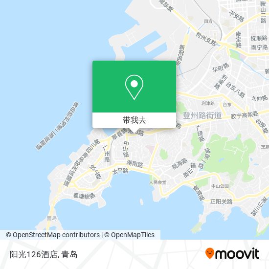阳光126酒店地图