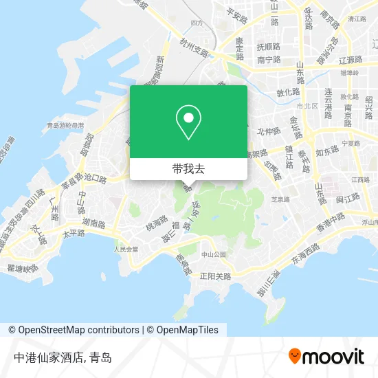 中港仙家酒店地图