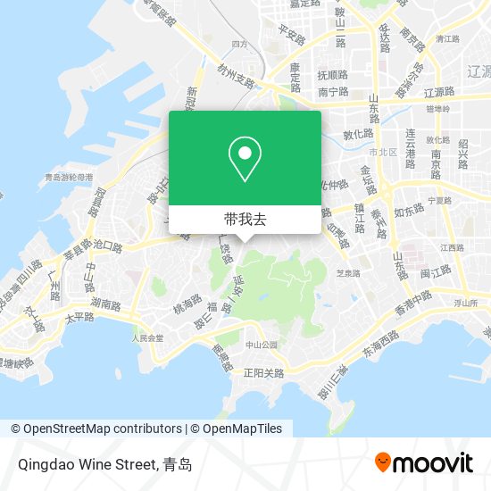 Qingdao Wine Street地图