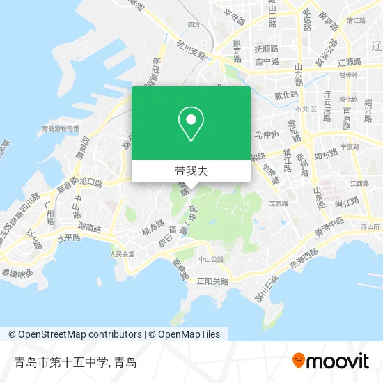 青岛市第十五中学地图
