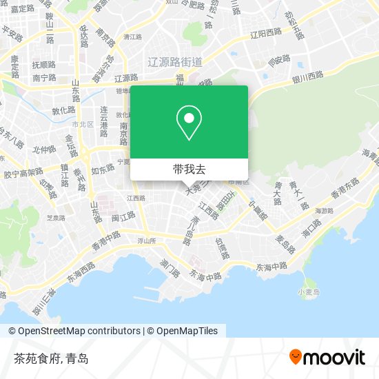 茶苑食府地图