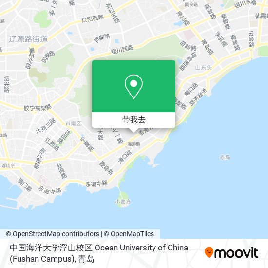 中国海洋大学浮山校区 Ocean University of China (Fushan Campus)地图
