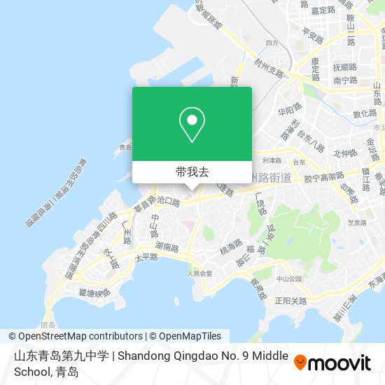 山东青岛第九中学 | Shandong Qingdao No. 9 Middle School地图
