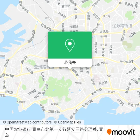 中国农业银行 青岛市北第一支行延安三路分理处地图