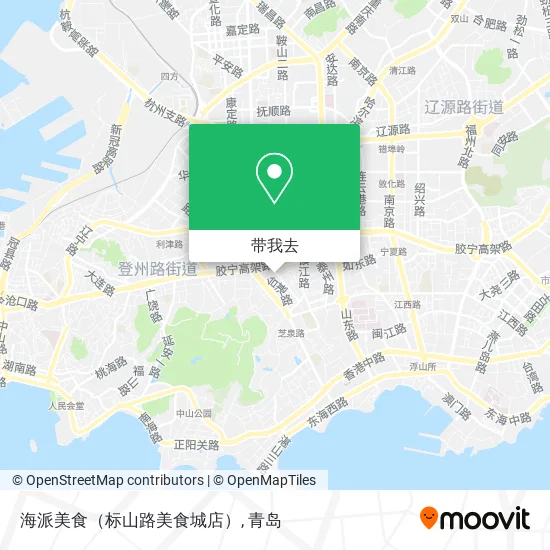 海派美食（标山路美食城店）地图