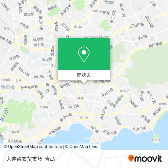 大连路农贸市场地图
