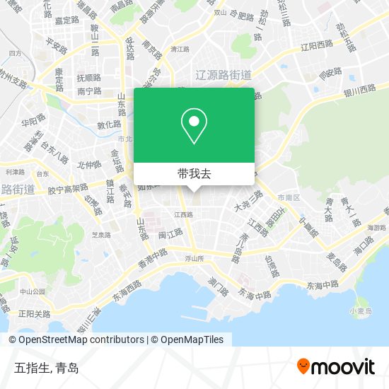 五指生地图