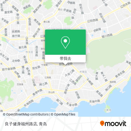 良子健身福州路店地图