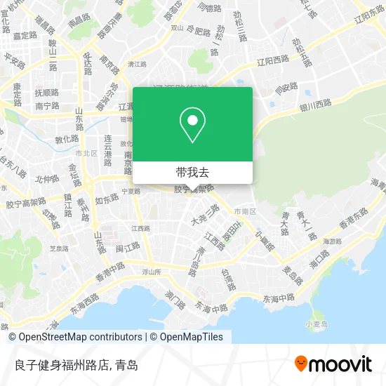 良子健身福州路店地图