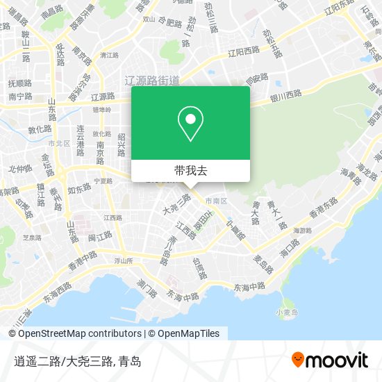逍遥二路/大尧三路地图