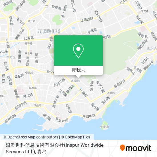 浪潮世科信息技術有限会社(Inspur Worldwide Services Ltd.)地图