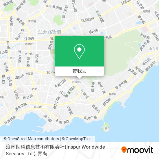 浪潮世科信息技術有限会社(Inspur Worldwide Services Ltd.)地图