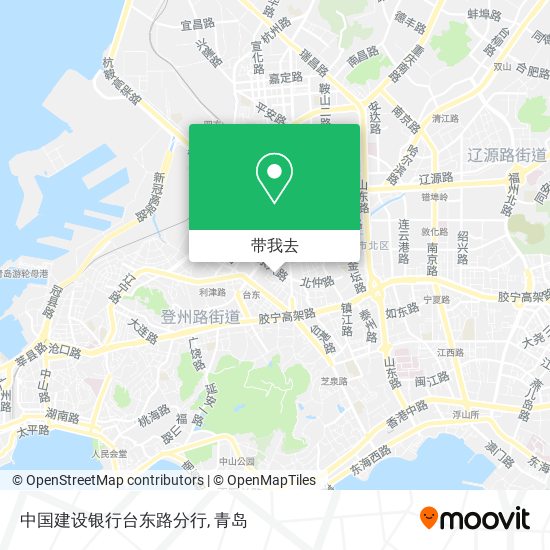 中国建设银行台东路分行地图