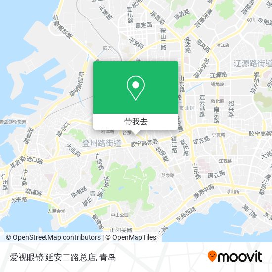爱视眼镜 延安二路总店地图