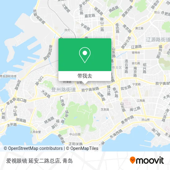 爱视眼镜 延安二路总店地图