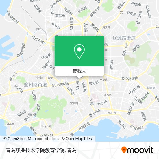 青岛职业技术学院教育学院地图