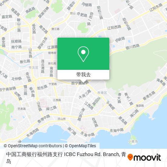中国工商银行福州路支行 ICBC Fuzhou Rd. Branch地图